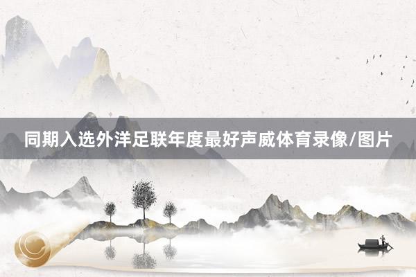 同期入选外洋足联年度最好声威体育录像/图片