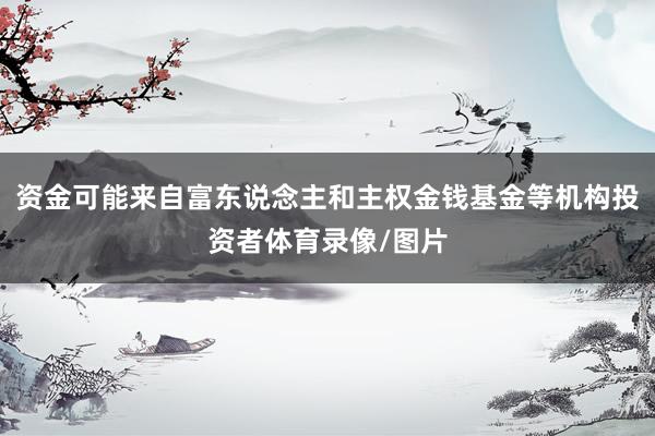 资金可能来自富东说念主和主权金钱基金等机构投资者体育录像/图片
