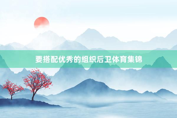 要搭配优秀的组织后卫体育集锦