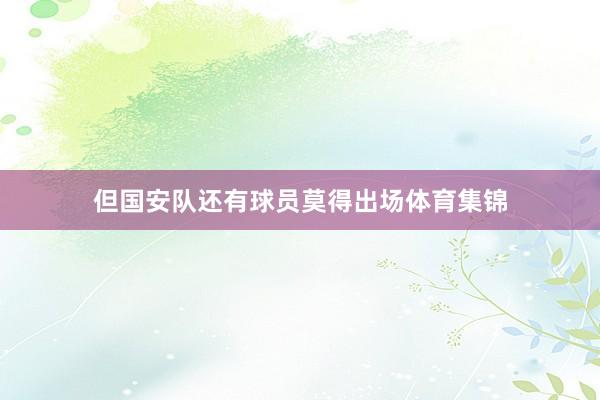 但国安队还有球员莫得出场体育集锦