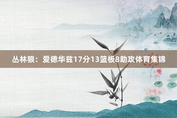 丛林狼：爱德华兹17分13篮板8助攻体育集锦