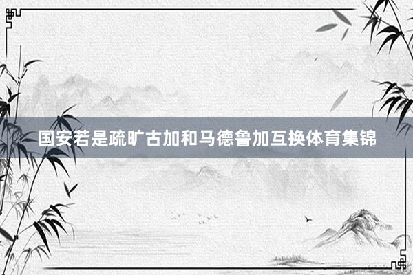 国安若是疏旷古加和马德鲁加互换体育集锦