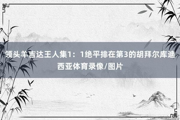 领头羊吉达王人集1：1绝平排在第3的胡拜尔库迪西亚体育录像/图片