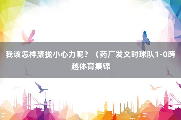 我该怎样聚拢小心力呢？（药厂发文时球队1-0跨越体育集锦