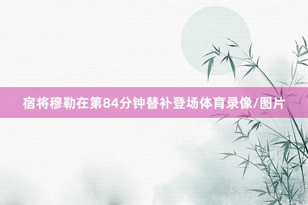 宿将穆勒在第84分钟替补登场体育录像/图片