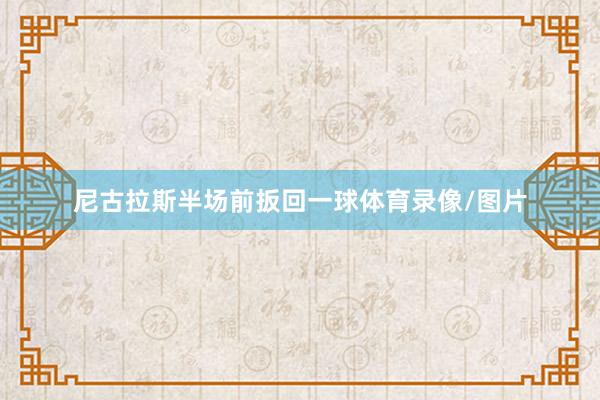 尼古拉斯半场前扳回一球体育录像/图片